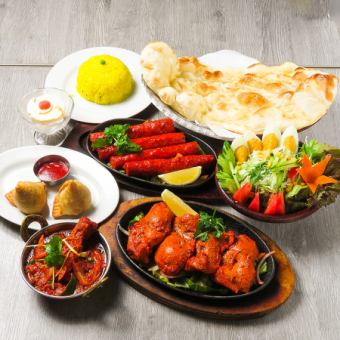 【お料理のみ】サイノインドコース SAINO INDIAN COURSE 1600円(税込)