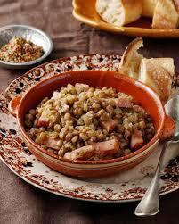 Stewed lentils