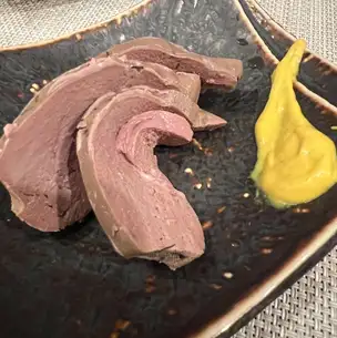 신선한 부드러운 레버 훈제