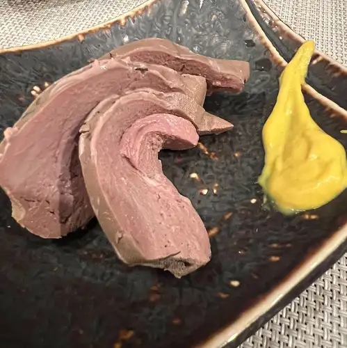 신선한 부드러운 레버 훈제