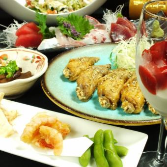 [Recommended for business travelers and travelers!] 100-minute all-you-can-drink Nagoya food course with 8 dishes 5,500 → 5,000 yen (tax included)