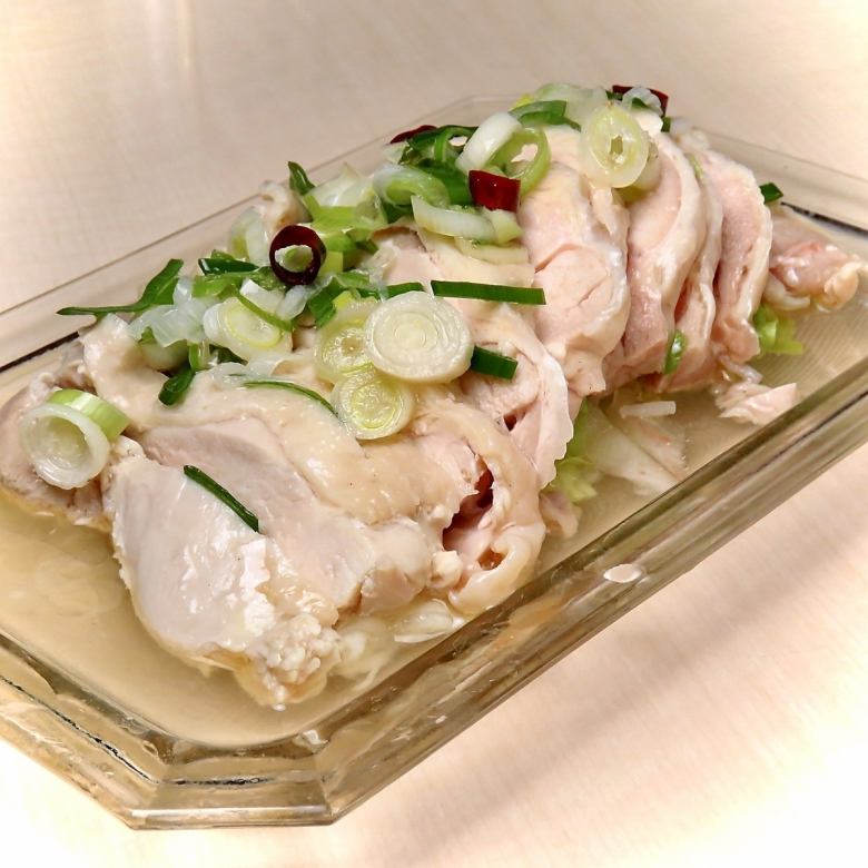 鶏肉のネギソース