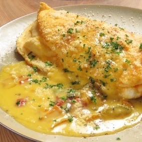 ■モンサンミシェル風　スフレオムレツ■