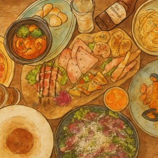 7月＆8月【真夏のビストロコース】ニコロの美味い大集合♪2.5ｈ飲放付料理11品8皿5980円