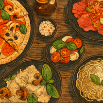 7月8月【夏の美味しいまるっと詰め込んだビストロ＆イタリアンコース】3ｈ飲放付料理13品6980円