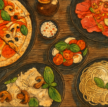 7月8月【夏の美味しいまるっと詰め込んだビストロ＆イタリアンコース】3ｈ飲放付料理13品6980円