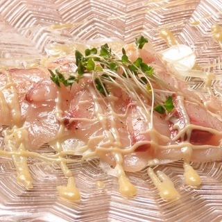 ブリのカルパッチョ