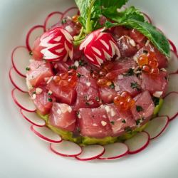 Wakayama Prefecture Yellowfin Tuna Tartare with Wasabi Flavor (Dinner Only)