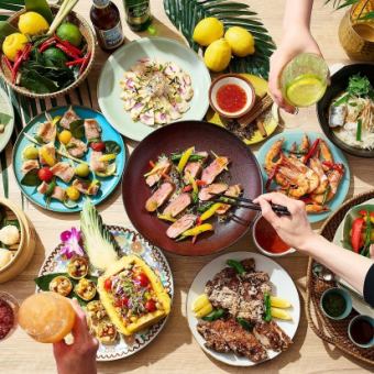 13時半限定【平日7/1～8/31】　アジアングルメ旅　ランチバイキング