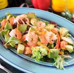 Cobb Salad with Shrimp and Avocado