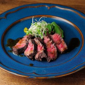 熟成ハラミ肉のタリアータ