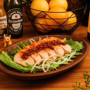 しっとり！よだれ鶏のイタメシ屋風