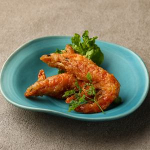 箸まで美味しいガーリックシュリンプ