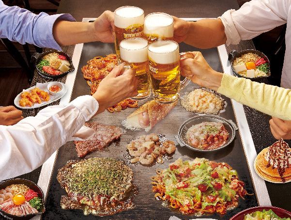 食べ放題＆飲み放題付きで3180円～！お昼から楽しめます！