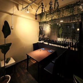 반 개인실 좌석도 있습니다.