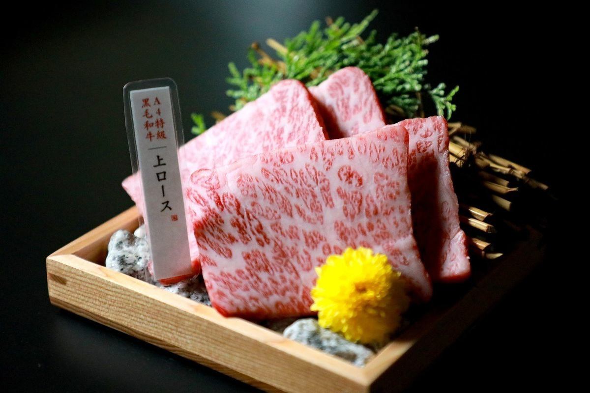 This is a restaurant where you can enjoy fresh Wagyu beef.