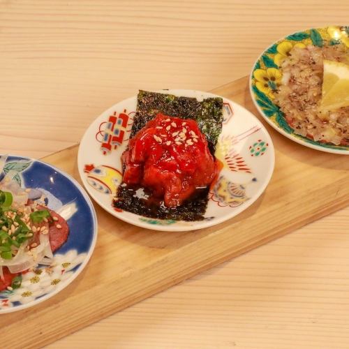 創作タン刺し3種盛り