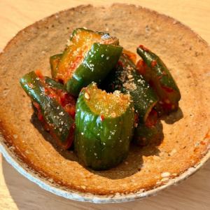 Yahobijin's special cucumber kimchi