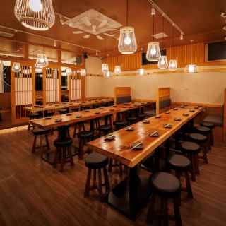 ３０名以上。歓送迎会や忘年会にぜひ。