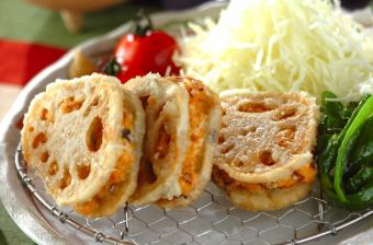 蓮根のはさみ揚げ