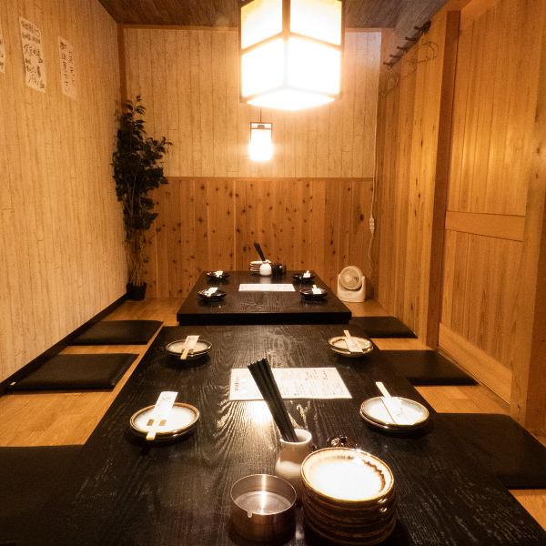 Equipped with a private room with a sunken kotatsu.Why not have a banquet in a completely private room where you won't have to worry about other people watching you and are safe from the infection control perspective?You can enjoy the owner's special dishes in a relaxed manner at the horigotatsu seats, which are comfortable for your feet and hips.