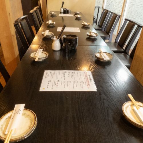 <p>We also have well-separated table seats ♪ This is also a perfect preventative measure against infectious diseases ♪ If you like table seats, please come here!</p>