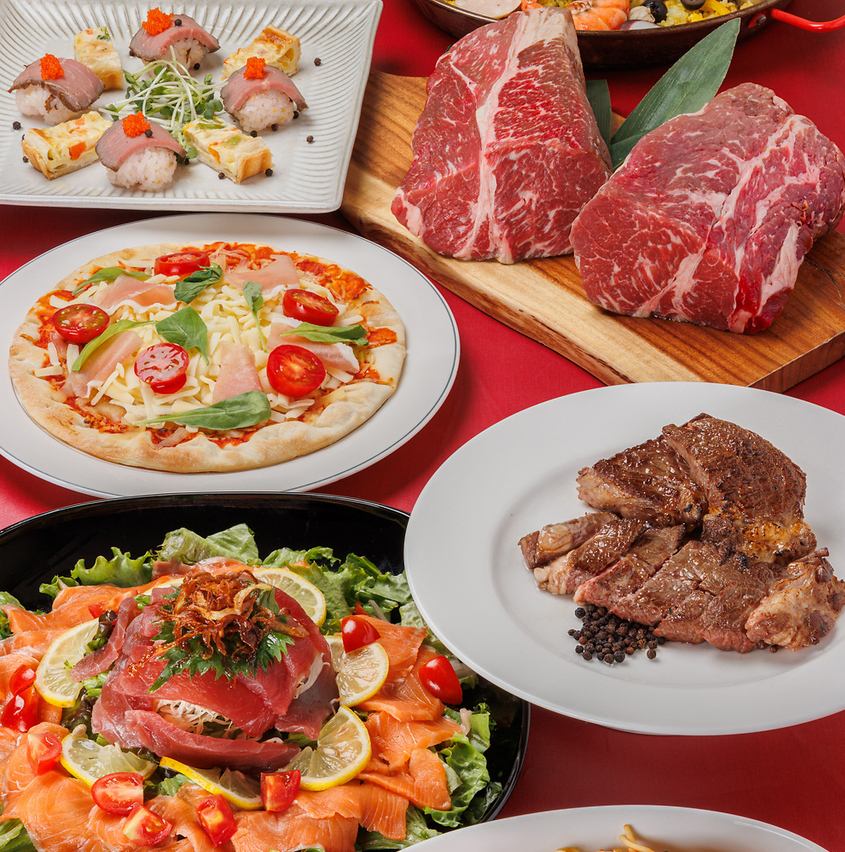 会話も弾む美味しいお料理と豊富なお酒で、愉しいひと時を☆