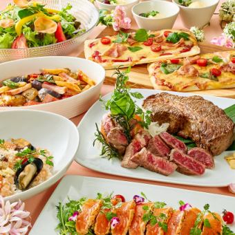  【飲み放題90分付き】超お得！ガッツリ食べたい方必見★ステーキ食べ放題プラン！！！