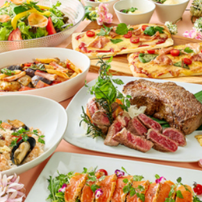 ステーキ食べ放題大皿プラン