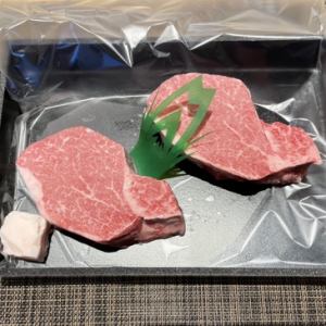 Japanese black beef tenderloin steak