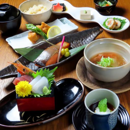 【120分日本酒4種付き飲み放題】おまかせ会席5500コース（全9品）