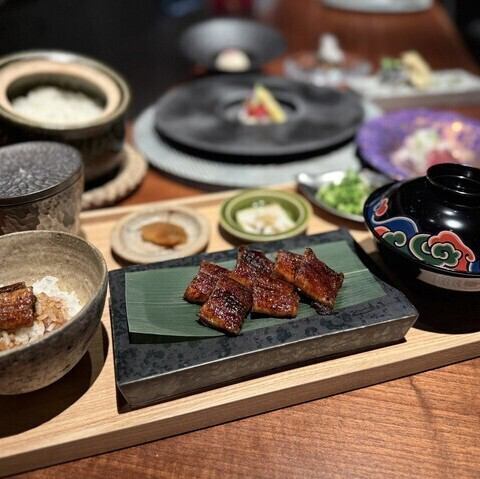 土日祝限定【三河一色産のメス鰻と季節の食材をふんだんに使ったうなぎ会席】
