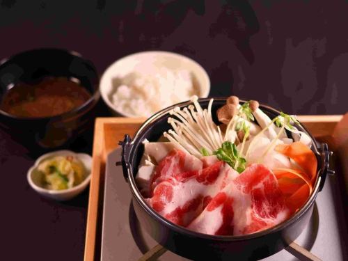 京丹波高原豚すき焼き御膳