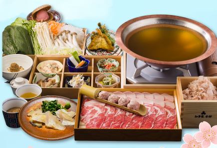 歓送迎会コース【鮑（アワビ）とのどぐろのお刺身・のどぐろと季節野菜の天ぷら】付き