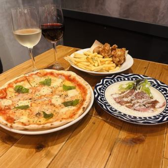 ★21時から受付！2時間飲み放題2次会コース★税込2300円！