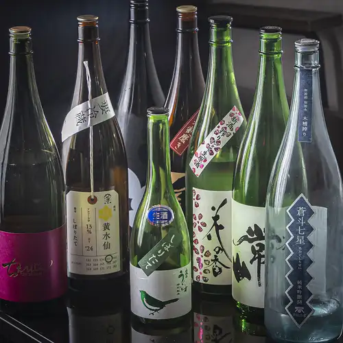希少銘柄の日本酒を堪能