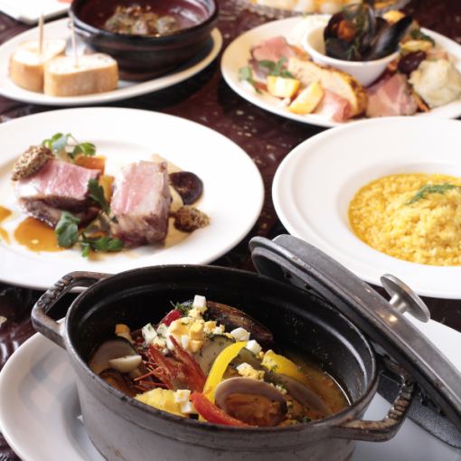 [Includes all-you-can-drink] Zarzuela course 7 dishes total 6,000 yen