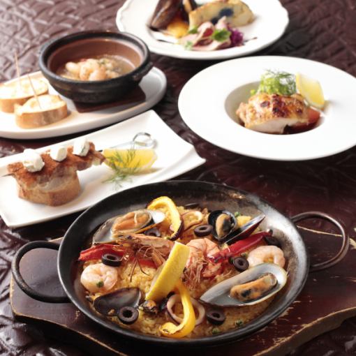 [All-you-can-drink included] Enjoy Spain course 4,000 yen