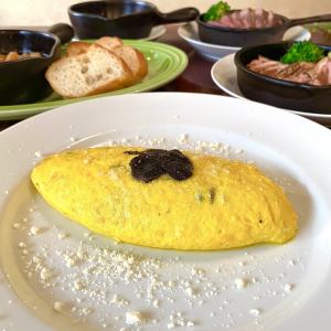 Truffle omelet