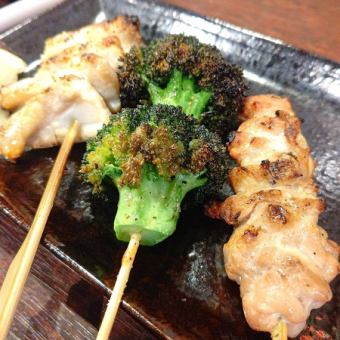 Broccoli skewers