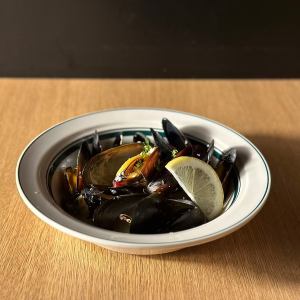 Mussels white wine steamed