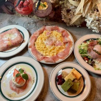 accentの人気商品含む【全6品】撮影映え☆コース3500円 飲み放題可☆