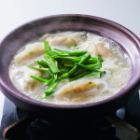 土鍋 白湯炊き餃子