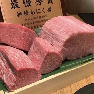 Our commitment to carefully selected "Kobe Beef"