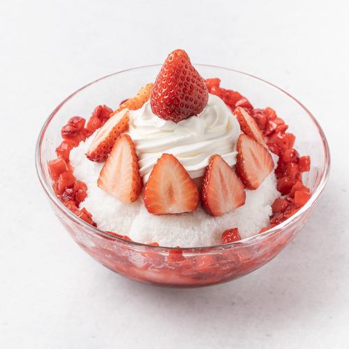 スノーかき氷　いちご