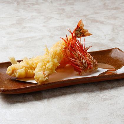 5. 大海老の天ぷら(1尾)(ebi tempura)