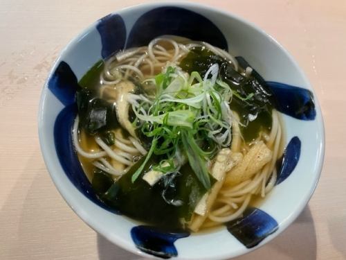 33. 九条葱と京揚げのにゅうめん(Nyuumen noodles)