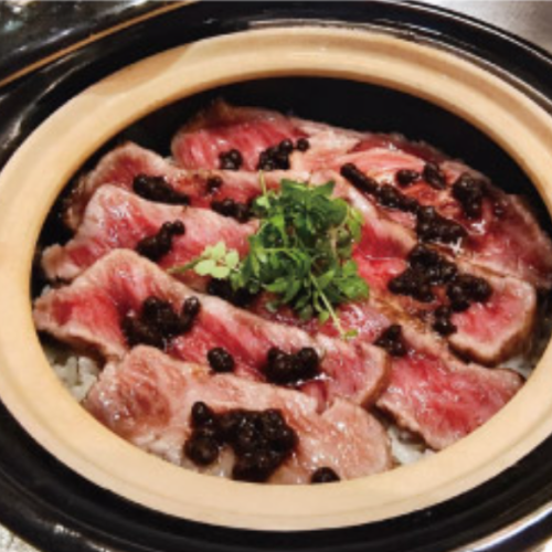 松阪牛と牛蒡の土鍋ご飯