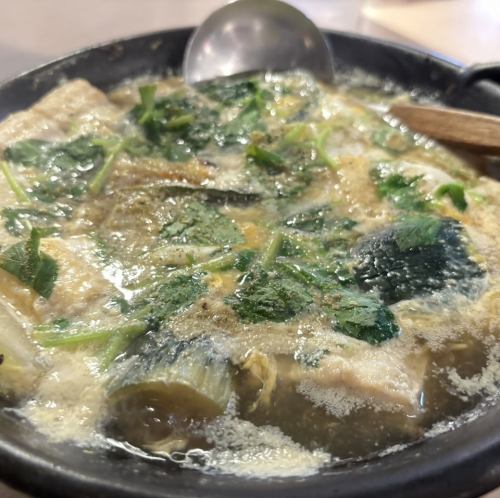 鱧と秋茄子の柳川仕立て(Yanagawa style pike conger eel and Eggplant simmered with egg )