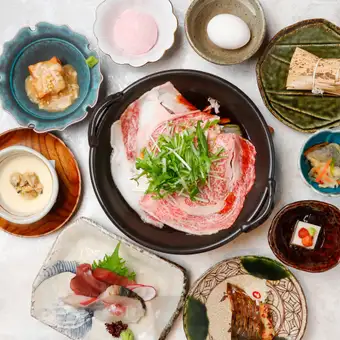 【 料理長特別 】コース　全11品＋飲み放題付（利き酒師ペアリング日本酒含む） 12000円（税込）